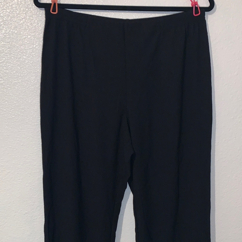 Chico's Elegant Black Straight Leg Pants